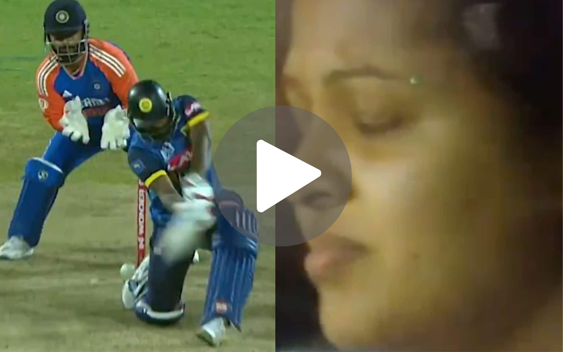 [Watch] Sri Lanka's Fangirl Heartbroken As Bishnoi Cleans Up Hasaranga For Golden Duck
